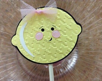Pink Lemonade Cupcake Toppers