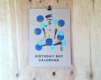 Birthday calendar // Screenprinted