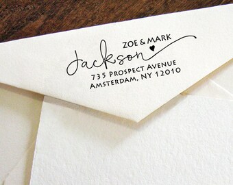 Custom Return Address Stamp, Modern Calligraphy stamp, Self-Inking Personalised Stamp, Address Stamp, Personalized Stamp