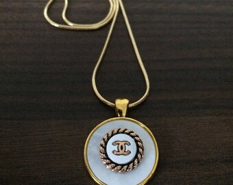 Beautiful Repurposed Button Necklace