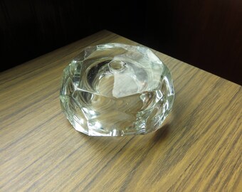 Vintage Glass Lamp Light Base