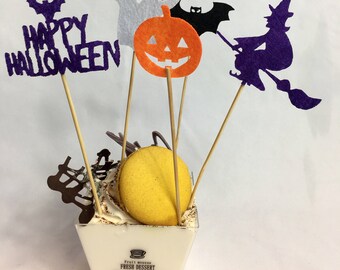 Halloween Picks Cake Topper Cup Cake Holiday Party Decoration