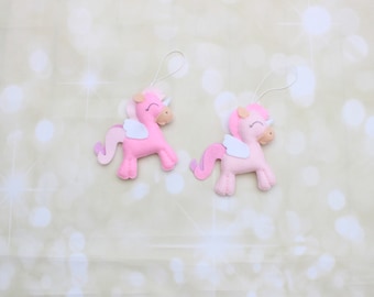 Felt unicorn ornament Unicorn decoration Unicorn plush Stuffed Unicorn Christmas decoration Housewarming gift miniature Unicorn figurine