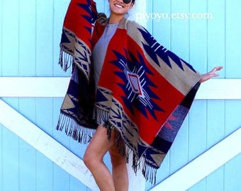 Most popular item items, plus size kimono, gift women Poncho, plus boho Kimono Cardigan, Womens Gift for women, southwestern aztec print,