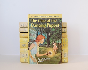 Nancy Drew Mystery, The Clue of The Dancing Puppet Nancy Drew Book by Carolyn Keene