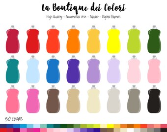50 Dish Soap Clipart, Cute Graphics PNG, Dishwashing Liquid Soaps Clip art, Cleaning Chores Planner Stickers Commercial Use