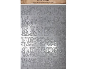 Tim Holtz - Idea-ology Collection - Cirque Industrious Alpha Sticker