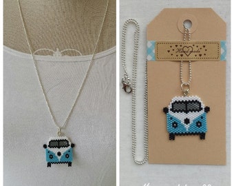 VW-Van necklace handmade and original choose your favorite colour