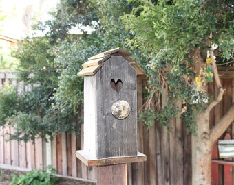 rustic bird house - Made From Reclaimed Wood