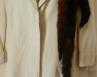 1960s Brown Mink Collar