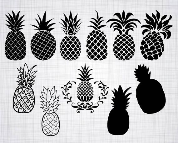 Download Pineapple SVG Bundle Pineapple SVG Pineapple Clipart