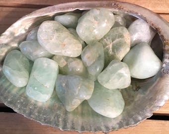 Aquamarine small tumbled stone, Calming, Stone of Courage, Small Stone, Healing Stone, Healing Crystal, Chakra Stones,Spiritual Stone