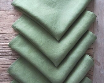 Set of 5 Hand Dyed Napkins