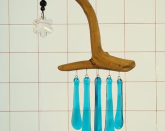TINKLY WINKLER stained glass wind chime