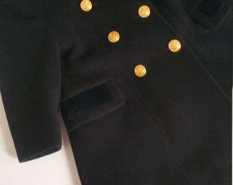 Cashmere and wool made in ltaly girls dress coat