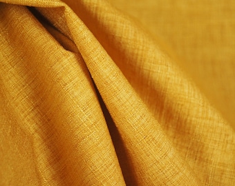 Gold Textured Curtain Fabric