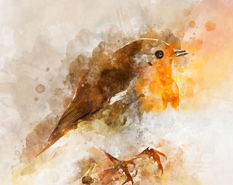 Little Robin - Digital Download - Digital Art