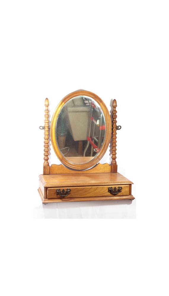 Vintage Shaving Mirror Vanity With Drawer Like This Item