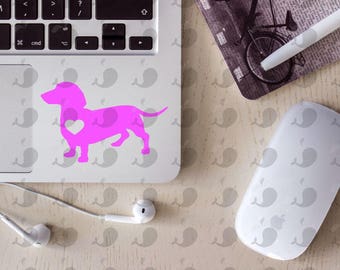Dachshund Decal, Weenie Dog Decal
