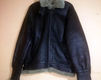 Vintage B3 Bomber shearling Jacket