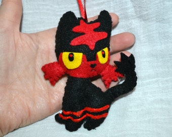 Litten Pokemon Ornament Or Keychain