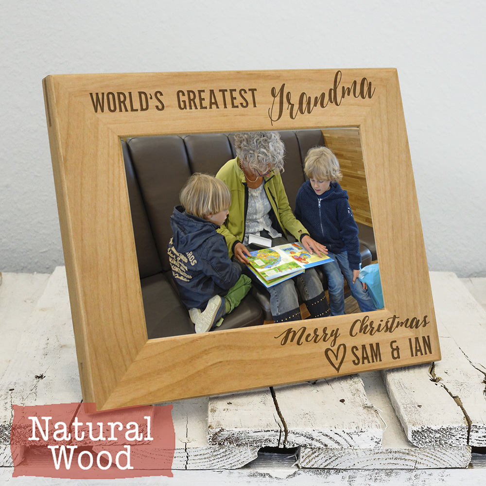 Gifts for Grandma Personalized Grandma Picture Frame From