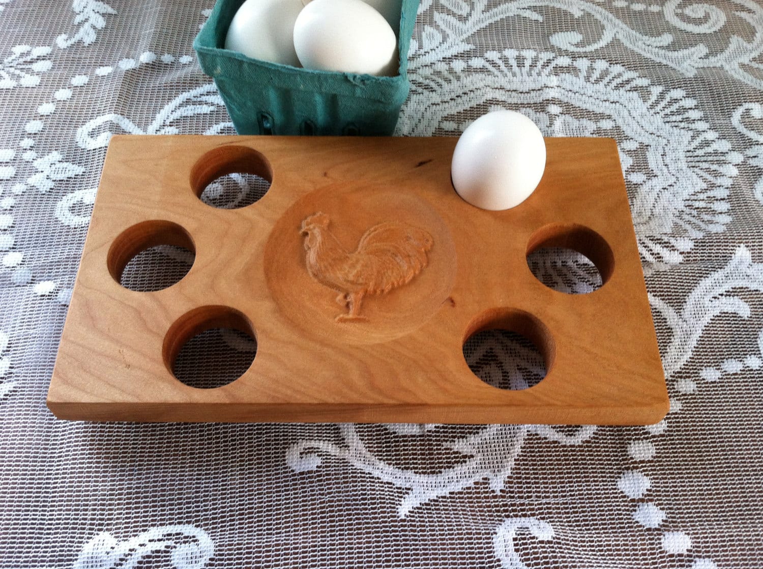 Wood Egg Tray Wood Egg Holder Wooden Egg Rack boiled egg
