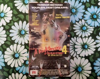 A Nightmare on Elm Street 4 The Dream Master VHS 1988