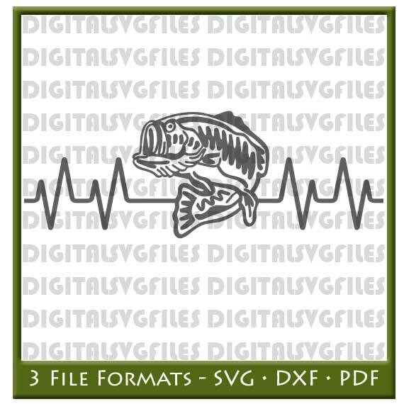 Free Free 299 Fishing Heartbeat Svg SVG PNG EPS DXF File