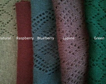 100% Qiviut Lace Smoke Ring a Circular Scarf