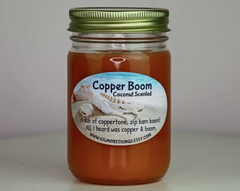 Copper Boom Candle | Gilmore Girls Inspired Candle | Coconut Scented | Mother's Day Gift