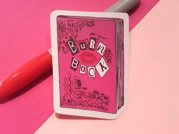 Burn Book Sticker mean girls sticker movie art fandom