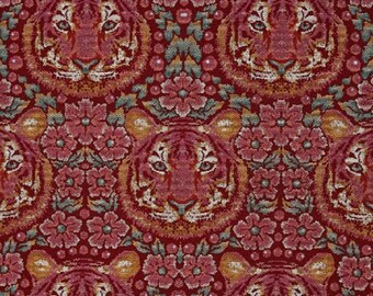 Free Spirit Tula Pink Eden Crouching Tiger PWTP077 Tourmaline Fabric By The Yard