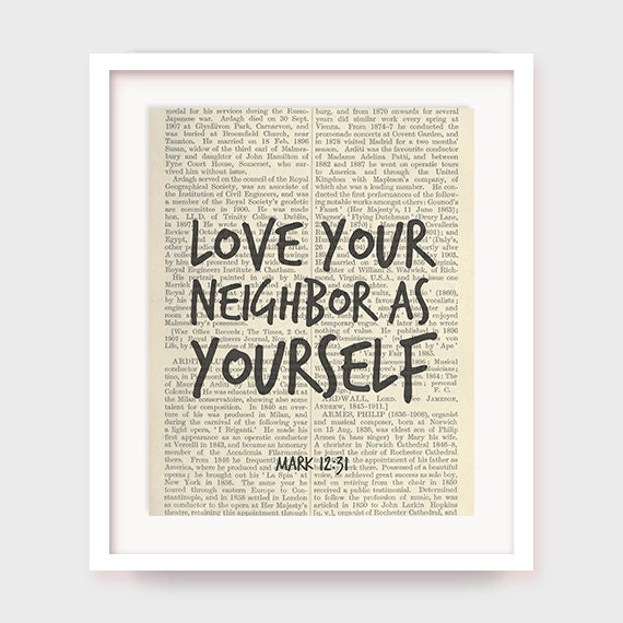 love thy neighbor bible verse