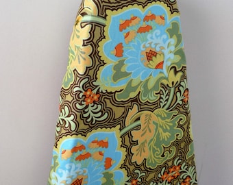 Ironing Board Cover - pale green gothic rose Amy Butler