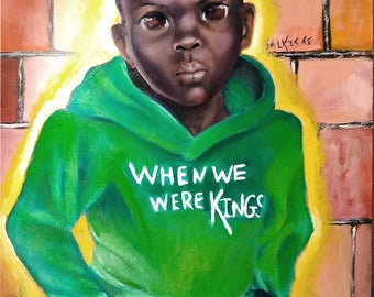 When we Were Kings" African Art by Salkis Re
