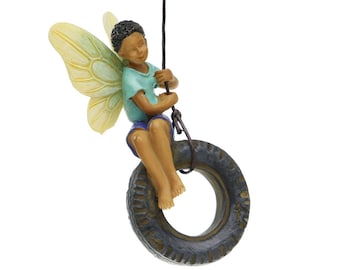 african american fairy figurine