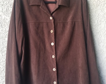 CLEARANCE XL Brown Cathy Daniels coat