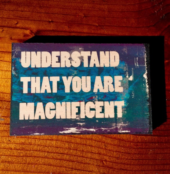 Understand That You Are Magnificent