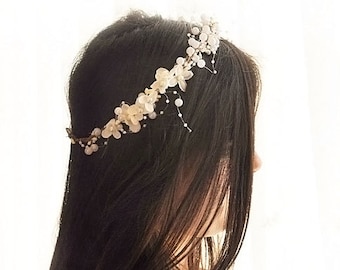 Weddings Accessories, Hair Accessories, flower crown, flower headband, flower headpiece, bridal flower crown, bridal headpiece,head wreath,