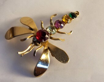 Vintage Cori Dragonfly Brooch