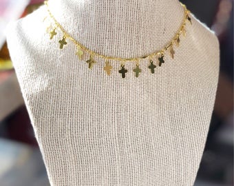 Cross Dangle Necklace