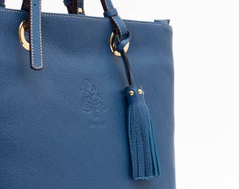 Shopping bag. CANDELA - AZUL MEDITERRÁNEO