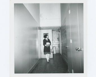 Vintage Snapshot Photo: Corridor (710616)