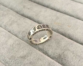 chrome hearts ring on hand