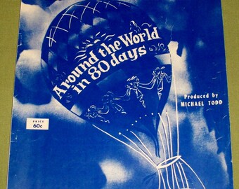 Around The World in 80 Days Sheet Music 1956