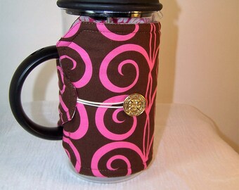 French Press Cozie, Insulated Coffee Pot Cozy, Bodum 8 Cup Press Pot Cosy, Hot Pot Sleeve Cozie