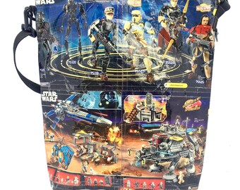 Messenger Bag-Shoulder bag-upcycling-Lego comic STAR WARS