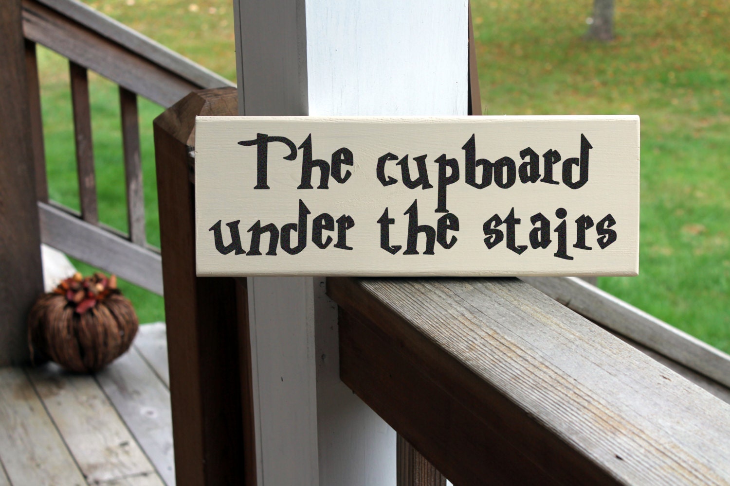 Cupboard Under the Stairs Harry Potter Sign Harry Potter