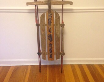 flexible flyer sled etsy radio flyer sled for sale